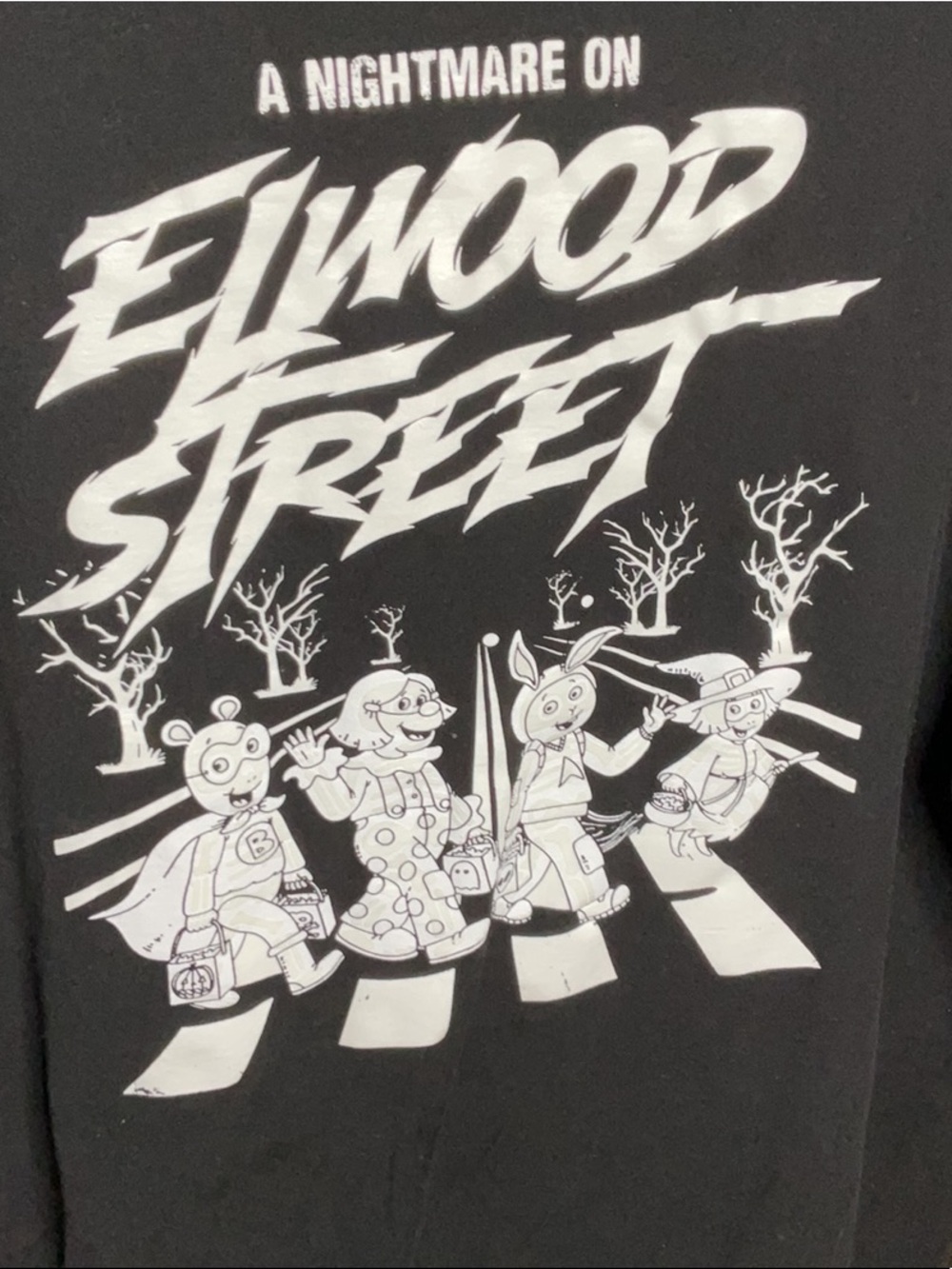 NIghtmare on ELWOOD STREET RetroKid Arthur cartoon 3XL 100% cotton 3XL